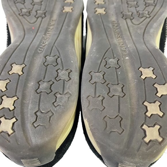 Lands End Womens Mary Janes Loafers Flats Sporty Casual Gray Black Shoes sz 8.5 - Picture 16 of 16